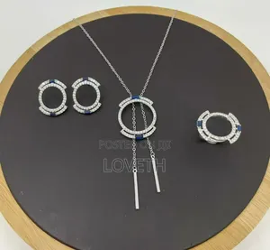 Elegant Necklace Earrings and Pendant