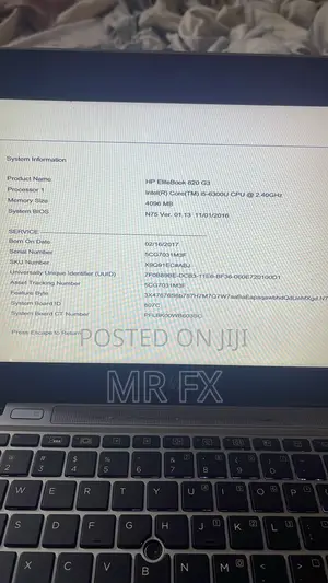 Laptop HP EliteBook 820 G3 4GB Intel Core i5 SSD 256GB