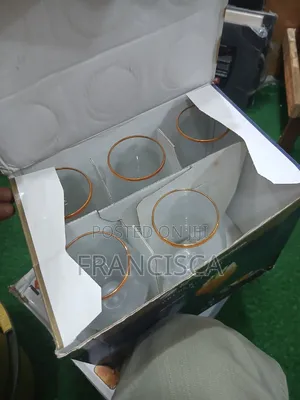 Golden Touch 6 Set Glass Cup