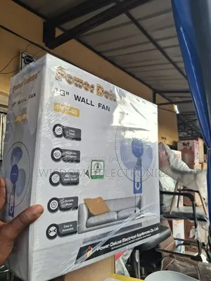 Power Deluxe Wall Fan 16inches