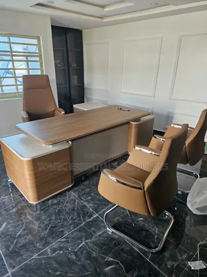 Executive Office Table With Matching Chairs