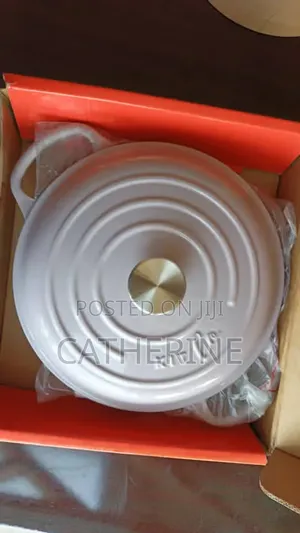 KIT Co. 26cm Enameled Cast Iron Dutch Oven - Grey