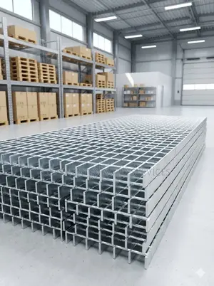 Hot-Dipped Galvanized Steel Grating Panels