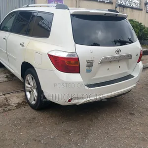 Toyota Highlander 2008 White
