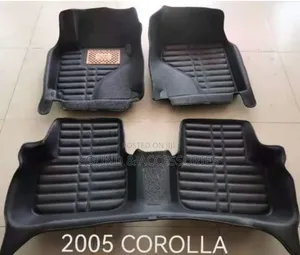 Toyota Corolla 2003-2006 Black 3d Customised Floormat