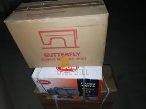 Butterfly Sewing Machine (Non-Electric) and Emel Industrial Sewing Mac
