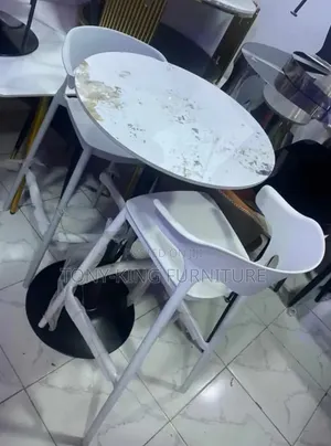 High Quality Marble Round Bar Table Restaurant Bar Stool