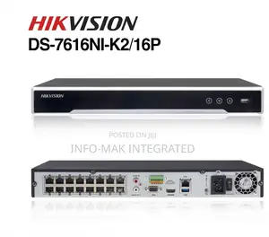 Hikvision DS-7616NI-/16P 16-Ch 1U 16 PoE NVR