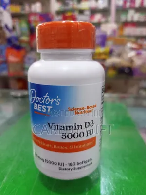 Doctor's Best Vitamin D3 5000iu