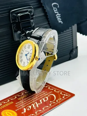 Cartier Luxury Female Leather Wristwatch – Elegant, Stylish Durable