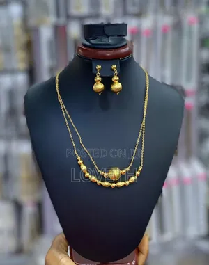 Glamorous Neck Chain Earring and Pendant