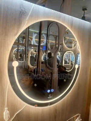 70×70cm Round Sensor LED Mirror With Three Light Colour