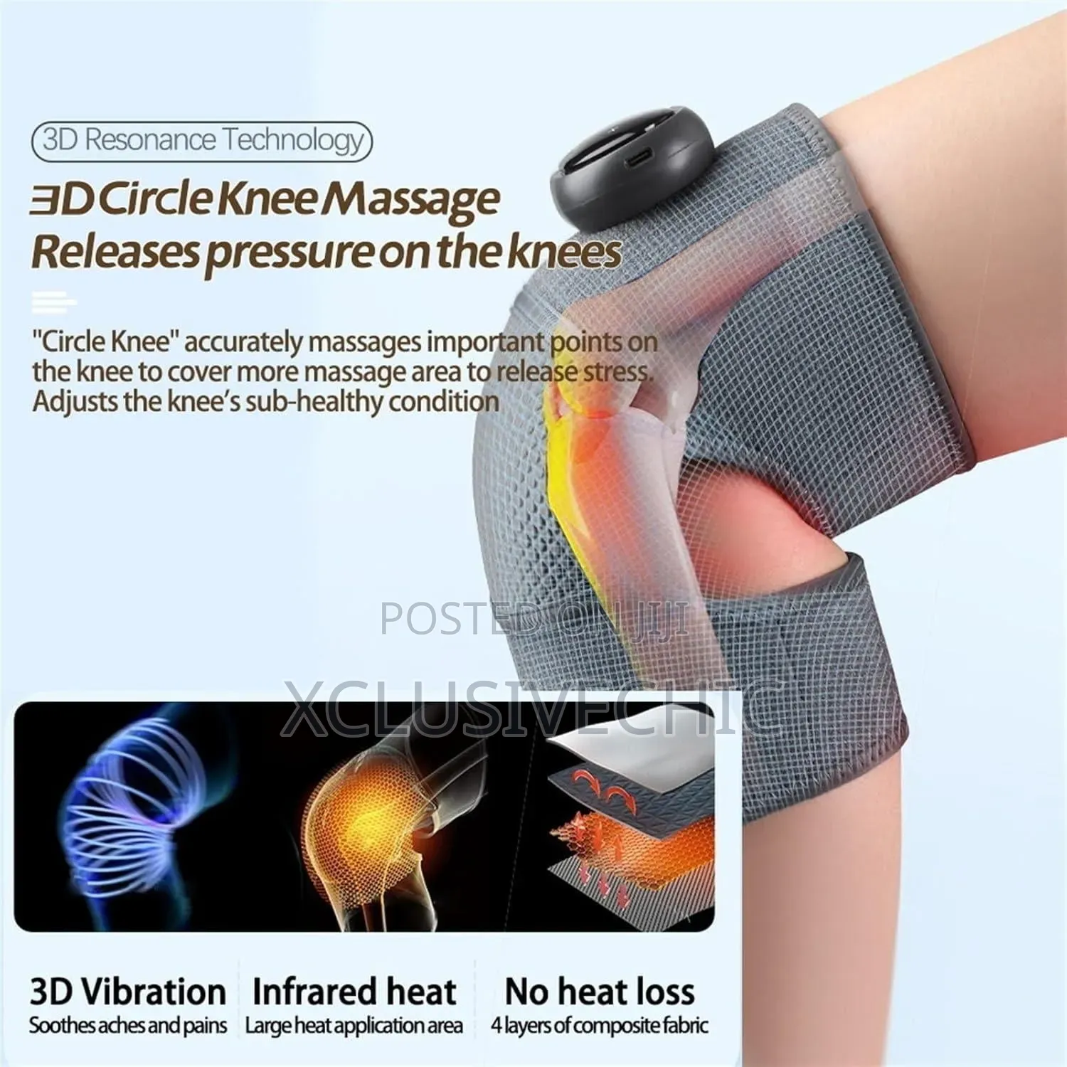 Rechargeable Knee Heating Pad