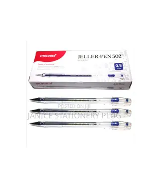 Monami Jeller Pen 502 Gel Ink Pen Pack of 12
