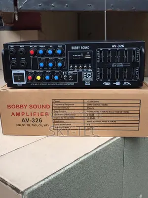 Original Bobby Sound Table Power Amplifier, Equalizer Remote Control