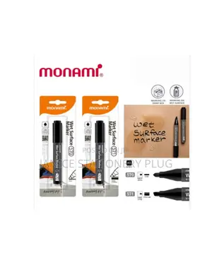 Monami Water-Resistant Wet Surface Marker Black