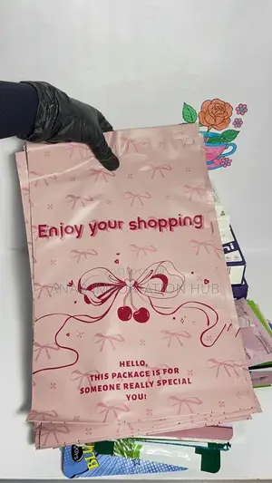 10pcs of Ribbon Design Poly Mailers (25*35cm)