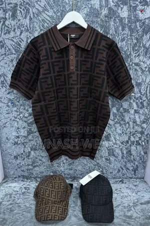 Fendi Brown Polo M-3xl