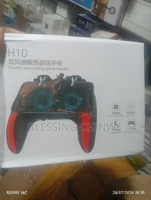 H10 Double Fan Cooling Game Handle