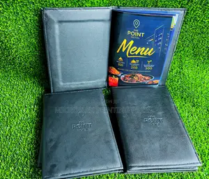 Premium PU Leather Restaurant Menu Cover | Hotel Menu Folder
