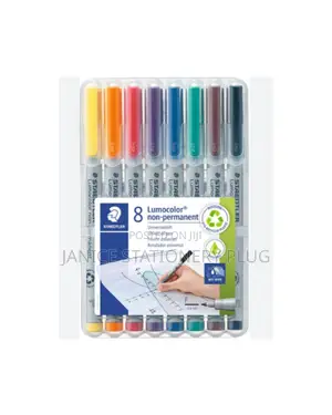 STAEDTLER Lumocolor Permanent Universal Pen Set of 8
