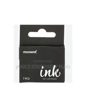 Monami Black Ink Cartridge Refilland Blue