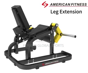 American Fitness Plate Loaded Leg Extension Machine