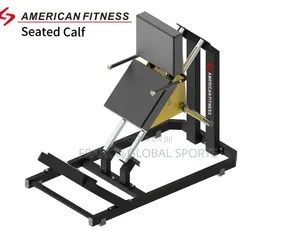 American Fitness Branded Seated Calf Raise Machine