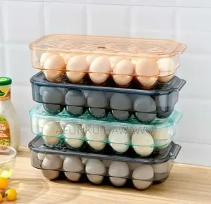 Honeycomb Acrylic Egg Storage Container With Lid