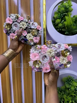 Floralchic Purse! Gold, Silver, Black,red,yellow,lilac and Pink Color