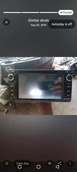 Original DVD Radio Toyota Highlander 2005 Model