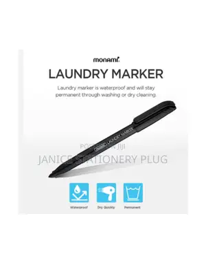Monami Laundry Marker Black