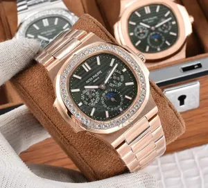 Replica Full Calender Month and Day Watch With Bezel Dial
