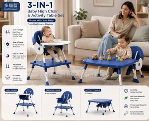 Foreign 3 In1 Baby Highchair and Table Set