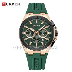 CURREN Men's Luxury Chronograph Watch Come With Box and Bag