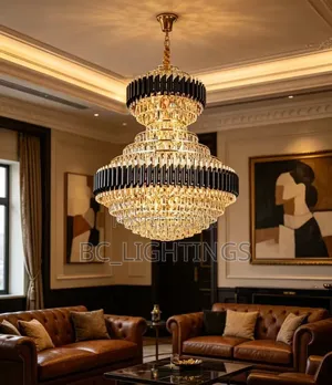 Modern Crystal Led and Bulb Lights for Living Room Chandelier 800mm