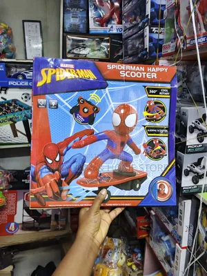 Spider-Man Happy Scooter Toy With Lights, Music Remote Control