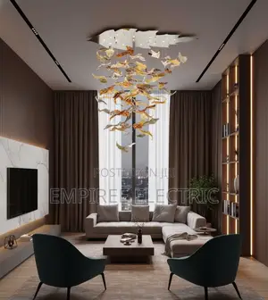 Designer Flowers Glass Chandelier