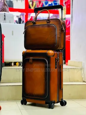 High Quality Luxury Leather Berutti Traveling Boxes