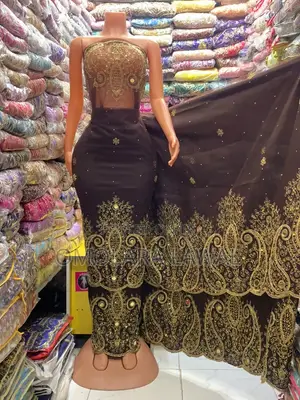 Small Net on Rawsilk Indian George.