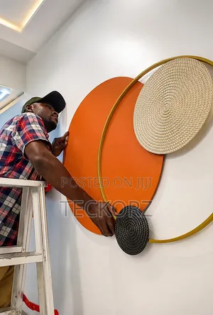 Geometric Wall Art Sale Installation