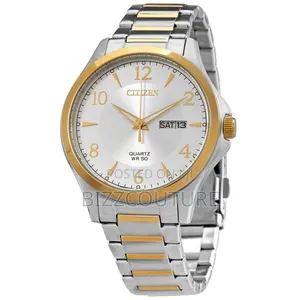 ORIGINAL Citizen Two-Tone Silver Dial Watch. 100% Authentic Guaranteed