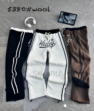 White and Black Quality Joggers