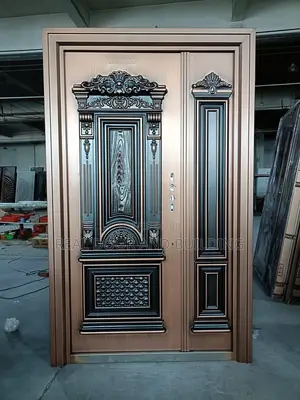 High Quality Luxury Security Copper Cast Door (64lad)