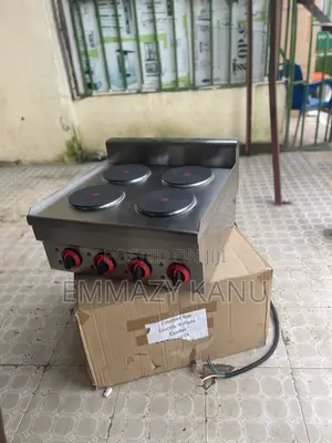 Brand New 4-Burner Commercial Electric Hot Plate Cooker