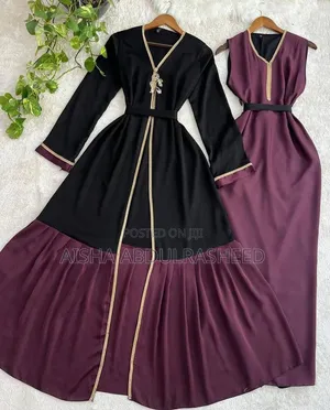 Two Pieces Modest Abaya Set