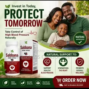 Sabana Herbal Capsule (For HBP, Stroke, Hypertension)