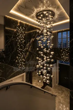 Crystal Bubble Light Chandelier