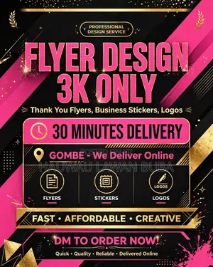 Flyer Design Only - 30 Minutes Delivery