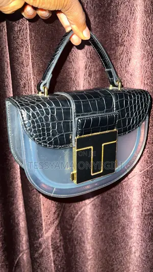 Black Leather Purse